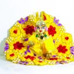 Yellow Flower Dress of ladu gopal